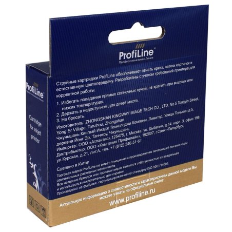 Картридж струйный ProfiLine PL-T1302 для принтеров Epson Stylus SX525WD/SX535WD/SX620/Office B42WD/BX525/BX535/BX625FWD/BX635FWD/BX925/BX935/WorkForce 525/630/3010/3520DWF/3530/3540/7015/7515/7525 с чернилами Cyan 10,1 мл