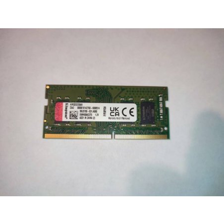 Оперативная память Kingston ValueRAM, DDR4, 8Gb (1x8Gb), 3200MHz, CL22, SO-DIMM