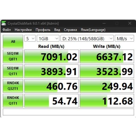 Накопитель SSD Patriot Viper VP4300 Lite, 4Tb, PCIe 4.0 x4, M.2 2280, NVMe, R/W 7400/6000, с радиатором