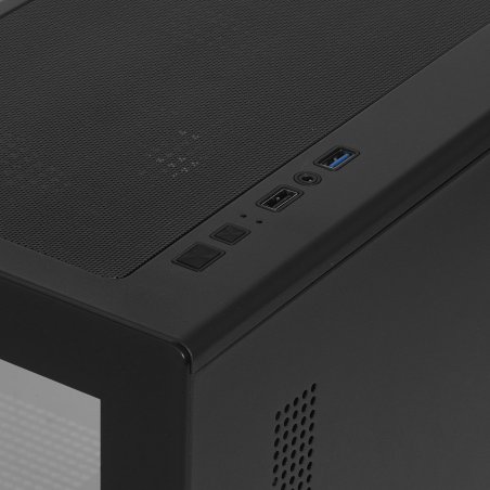 Компьютерный корпус Ginzzu RX670 mATX FAN 12CM FRGb*3