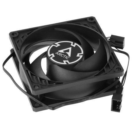 Вентилятор для корпуса Arctic P8 PWM PST черный, 80 мм, 3000 об/мин, 22.5 дБ, 4 pin