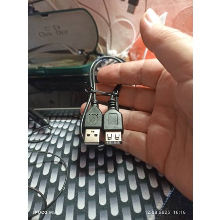 Кабель удлинительГарнизонUSB 2.0, AM/AF, 0.5м, пакет (GCC-USB2-AMAF-0.5M)