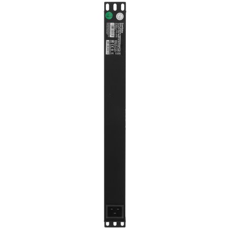 Блок розеток горизонтальный ExeGate ServerPro PDU-19H007 Al-12C13-C20, 19", 1U, Алюминий, 12 IEC 320 C13, С20, черный