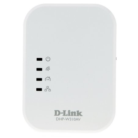 Беспроводной PowerLine-адаптер D-Link DHP-W310AV N300 с поддержкой HomePlug AV