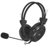 Наушники с микрофоном A4Tech HU-30 черный 2м накладные USB оголовье
