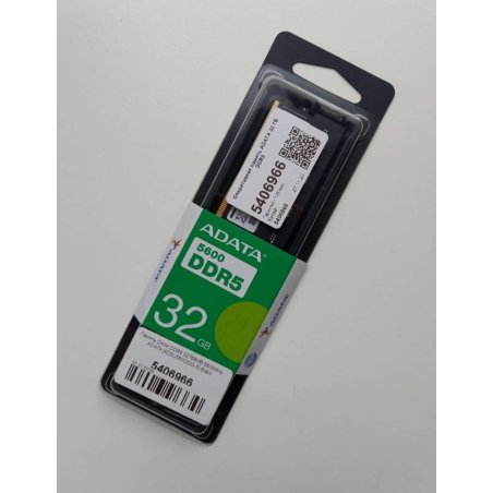 Оперативная память ADATA, DDR5, 8GB (1x8GB), 5600MHz, CL46, UDIMM