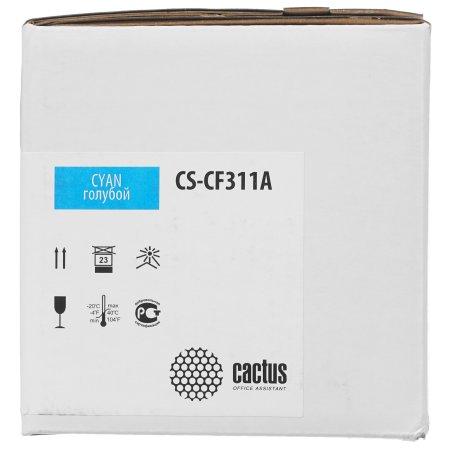 Картридж лазерный Cactus CS-CF311A голубой (31500 стр.) для HP Color LaserJet Enterprise M855