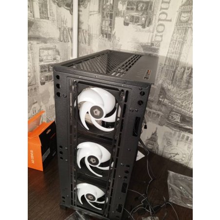 Вентилятор для корпуса ID-COOLING AS-120-ARGb-K черный 120мм 2000rpm 27.2db 4-pin