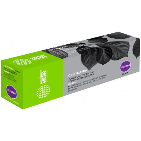 Картридж лазерный Cactus CS-TN217BK черный (3000 стр.) для Brother HL3230/DCP3550/MFC3770