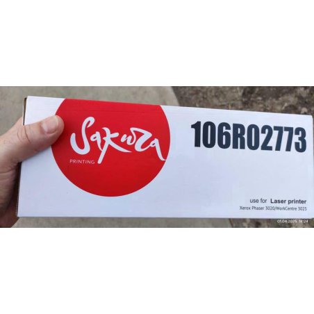 Картридж лазерный Sakura SA106R02773 (тип 106R02773) черный, 1500 стр., для Xerox Phaser 3020/ WorkCentre 3025
