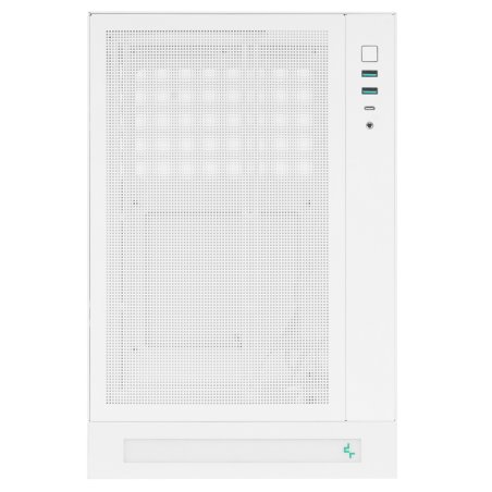 Компьютерный корпус Deepcool CH170 DIGITAL белый без БП mATX 1x120мм 1xUSB 2.0 1xUSB 3.0 audio bott PSU