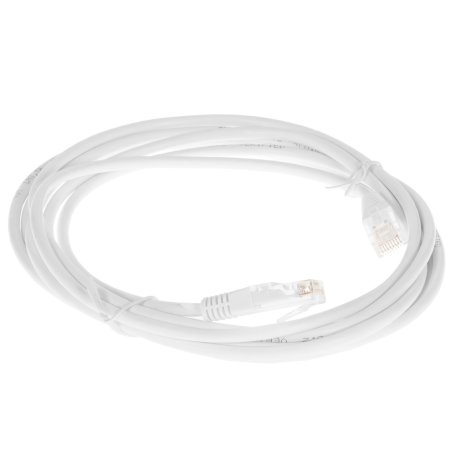 Патч-корд Lanmaster UTP RJ-45 (m)-RJ-45 (m) cat5E 3м белый
