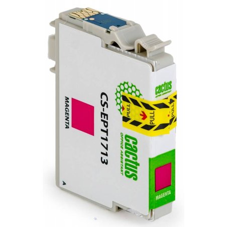 Картридж струйный Cactus CS-EPT1713 17XL пурпурный (10 мл) для Epson XP-33/103/203/207/303/306/403/406