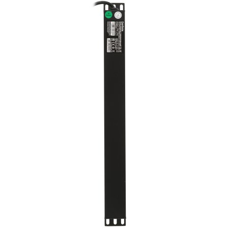 Блок розеток горизонтальный ExeGate ServerPro PDU-19H609 Al-6S-C14-2, 19", 1U, Алюминий, 6 Schuko, кабель с вилкой C14 VDE-250V-10A-3*1.0мм2, 2 метра, выкл. с подсветкой, SPD1, черный