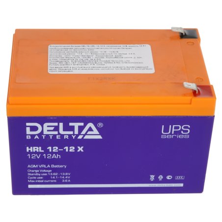 Батарея Delta HRL 12-12 X (12А\ч, 12В) свинцово- кислотный аккумулятор