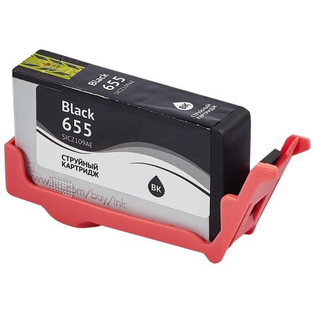 Картридж струйный Sakura CZ109AE (№655 Black) для HP, черный, 11 мл., 600 к.