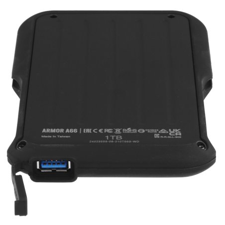Внешний HDD 2.5" Silicon Power Armor A66, 1TB, USB 3.2 Gen 1 Type-A, 5400 rpm, чёрный