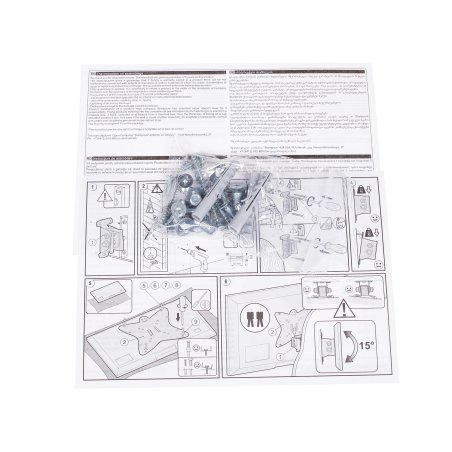Кронштейн для телевизора Holder LCDS-5051 металлик 19"-32" макс.30кг настенный наклон