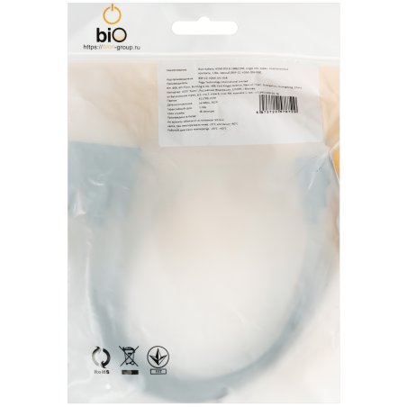 Bion Кабель USB Type-C - HDMI (M/M), 4K@60Hz, металлический корпус, 2 м