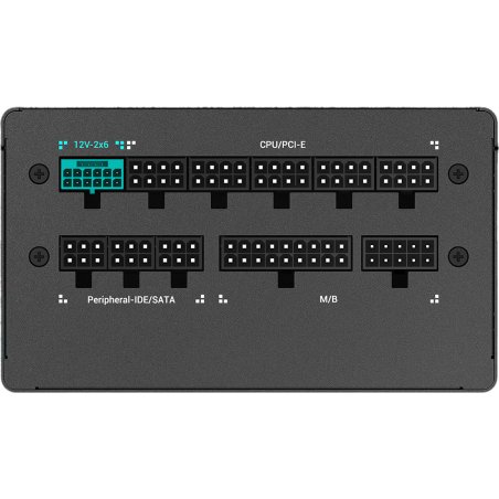 Блок питания Deepcool / GamerStorm PQ650G (ATX 3.1, 650W, Full Cable Management, PWM 120мм fan, 80 PLUS GOLD, Active PFC + Half Bridge + DC/DC, Full Japanese Capasitors, Gen5 PCIe) RET