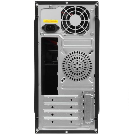 Компьютерный корпус ExeGate EX284023RUS Minitower BA-202 Black, mATX, <AA500, 80мм>, 2*USB, Audio