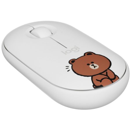 Мышь беспроводная Logitech Pebble M350 розовый, 1000 dpi, радиоканал, Bluetooth, USB, кнопки - 3