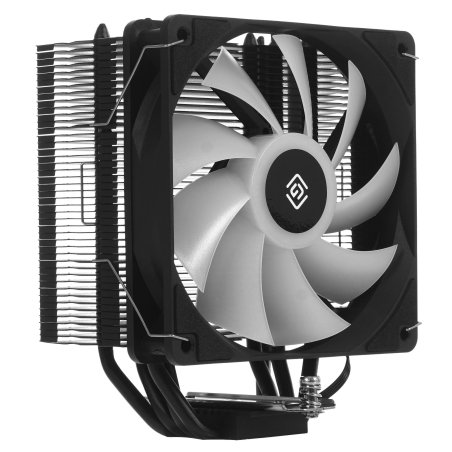 Устройство охлаждения(кулер) Oklick OG-CPC180FRGb-PWM1 черный 120мм алюминий+медь 1500rpm 20db 4-pin 180W 150мм