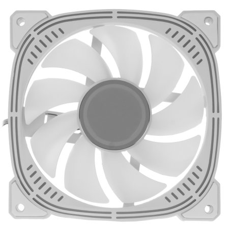 Вентилятор для корпуса Formula Nulight 12WH RGb 120х120x25 белый 3-pin 4-pin (Molex) 19.06дБ (NULIGHT 12WH FR) Ret