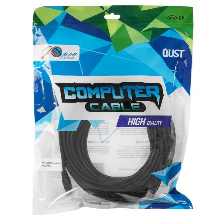 Патч-корд литой AOpen ANP511 15M BK UTP кат.5е 15м черный