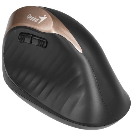 Мышь беспроводная Genius Ergo 8250S черный, 1600 dpi, радиоканал, USB, кнопки - 6