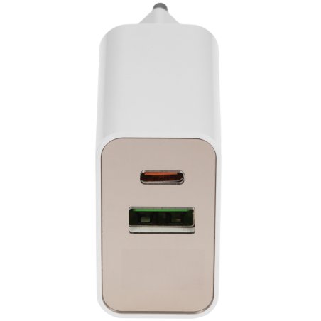 Сетевое зарядное устройство HOCO (6931474769824) C100Aaa 1USB+1Type-C 3.0A QC3.0 PD 20W, белый