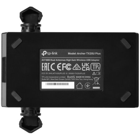 Двухдиапазонный Wi-Fi 6 USB-адаптер TP-Link Archer TX20U Plus AX1800 высокого усиления