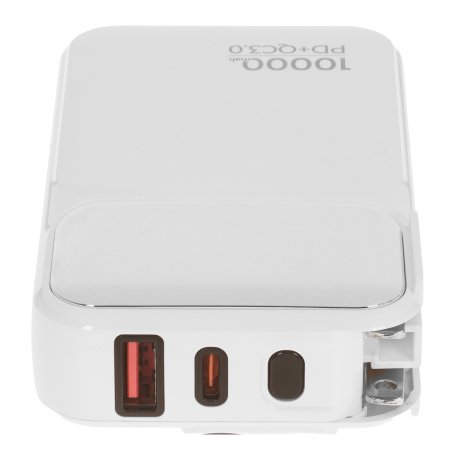 Портативный аккумулятор Perfeo (PF_E1632) - 10000 mah, белый