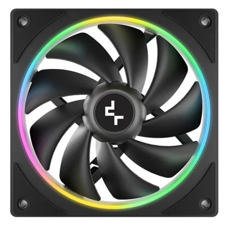 Вентилятор для корпуса Deepcool FL12 SE ARGb 120х120x25 черный 4-pin 28.67дБ (упак.:1шт) (R-FL12SE-BKAPN1-G) Ret