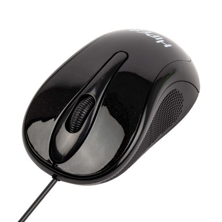 Мышь проводная HIPER HOM-031 черный, 1000 dpi, USB, кнопки - 3