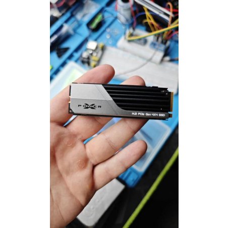 Накопитель SSD Silicon Power XS70, 2Tb, PCIe 4.0 x4, M.2 2280, NVMe, R/W 7300/6800, с радиатором