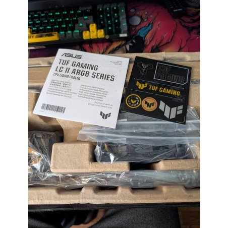 Жидкостная система охлаждения ASUS ROG STRIX LC II 360 ARGb 90RC00F1-M0UAY4 черный 120мм алюминий+медь 37,6db 4-pin