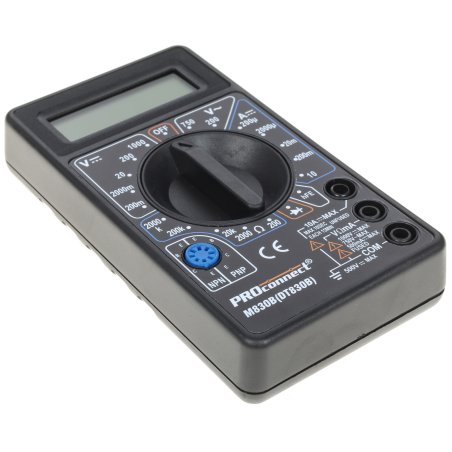 Портативный мультиметр M830B (DT830B) PROconnect