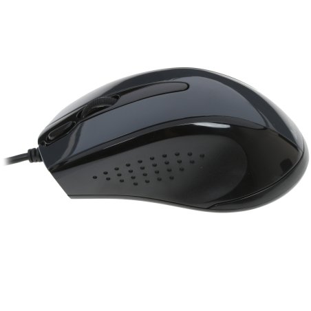 Мышь проводная A4Tech N-500F серый глянец/черный, 1200 dpi, USB, кнопки - 4