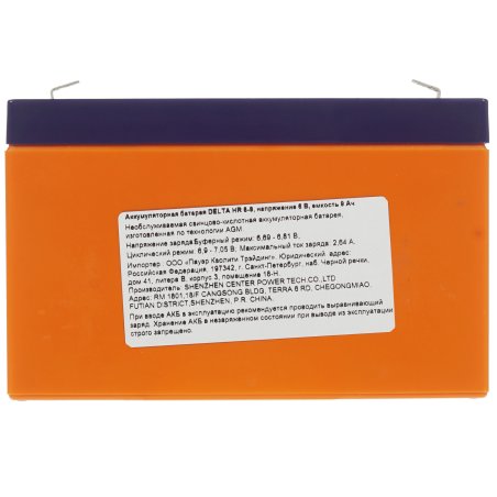 Батарея Delta HR 6-9 (634W) (6V, 9Ah)