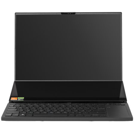 Ноутбук Asus ROG Zephyrus Duo 16 GX651AX-SR117W Core Ultra 9 386H 64Gb SSD1Tb NVIDIA GeForce RTX 5090 24Gb 16" OLED Touch 3K (2880x1800) Windows 11 Home dk.grey WiFi BT Cam Bag (90NR0NT2-M00520)