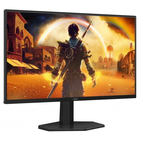 Монитор 24.5" AOC 25G42E IPS 1920x1080, 180 Гц, 1 мс, 16:9, 300 кд/м², HDMI 2.0, DP 1.4, 3.5 Jack, HDR10, Adaptive-Sync, VESA 100x100, черный