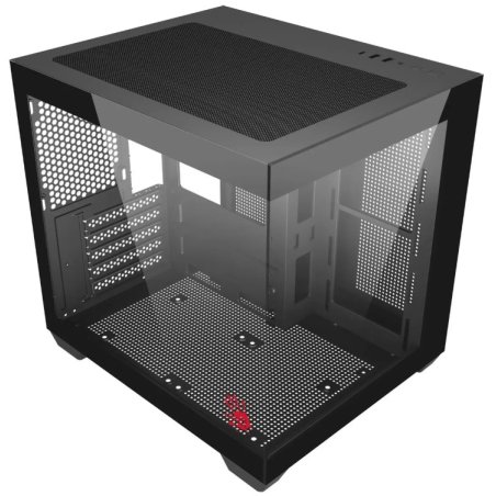 Компьютерный корпус Bloody CC-121 черный без БП mATX 7x120мм 1xUSB 2.0 1xUSB 3.0 audio