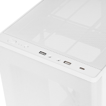 Компьютерный корпус Bloody BD-CC117F белый без БП mATX 5x120мм 1xUSB 2.0 1xUSB 3.0 audio bott PSU