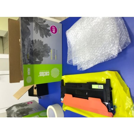 Картридж лазерный Cactus CS-CLT-Y407S желтый (1000 стр.) для Samsung CLP-325/CLX-3185