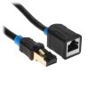 Патч-корд удлинитель Vention прямой SSTP cat.6, RJ45 - 3 м. черный