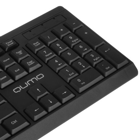 Клавиатура Qumo Office Element K65 проводная, USB Type-A, чёрный