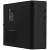 Компьютерный корпус MiniITX ExeGate MI-208 Black, miniITX/mATX, <M400, 80мм>, 2*USB, Audio