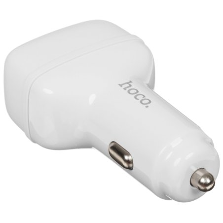 Автомобильное зарядное устройство HOCO (6931474727763) Z36 белый АЗУ 2USB 2.4A для micro USB