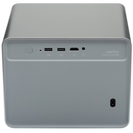 Проектор Wanbo DaVinci 1 серебристый (LCD, 1920x1080, 600Lm, 3000:1, Android 9.0, 2+32Gb, HDMI, 2xUSB, Wi-Fi, BT) (6970885350498)